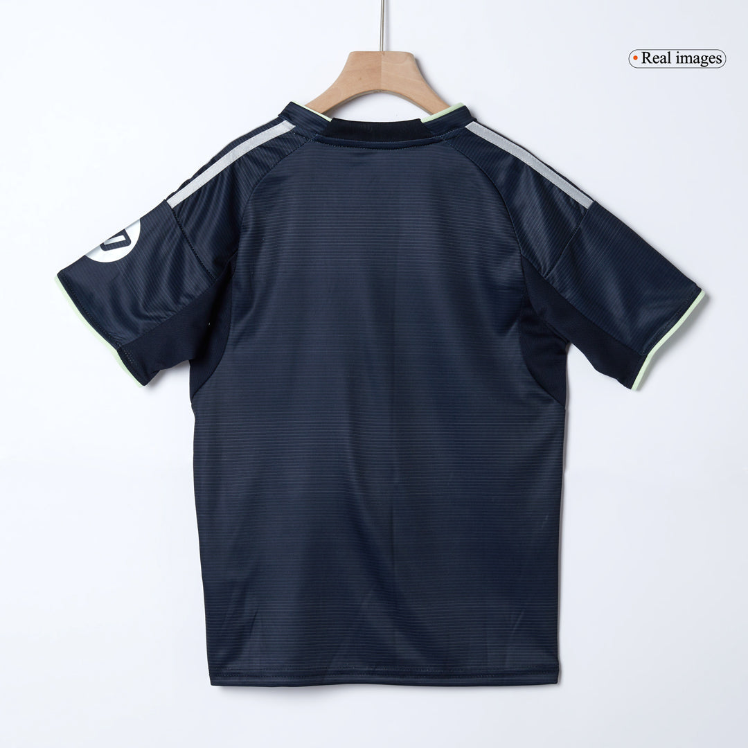 Real Madrid Uitshirt Kit 2025/26 Junior Marineblauw
