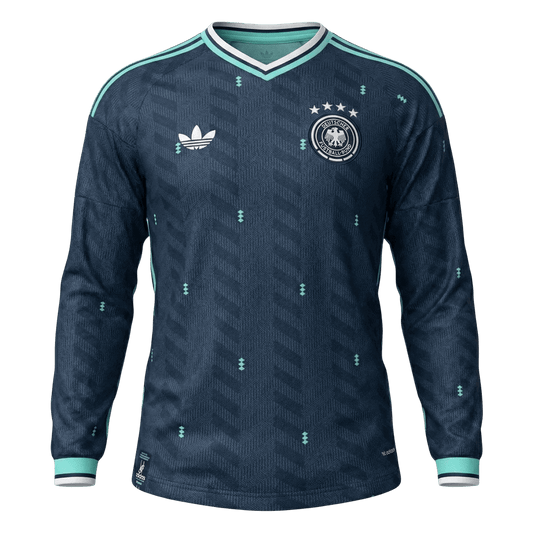 Duitsland Uitshirt Lange Mouwen - Wereldbeker 2026 Marineblauw Grote Maat