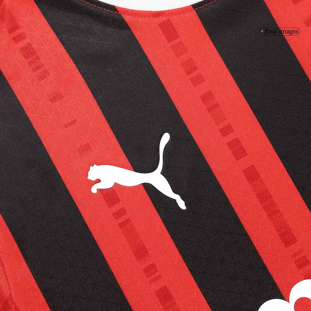 PULISIC #11 Milan AC Domicile Maillot 2024/25 Authentique - Mon Maillot Foot Store
