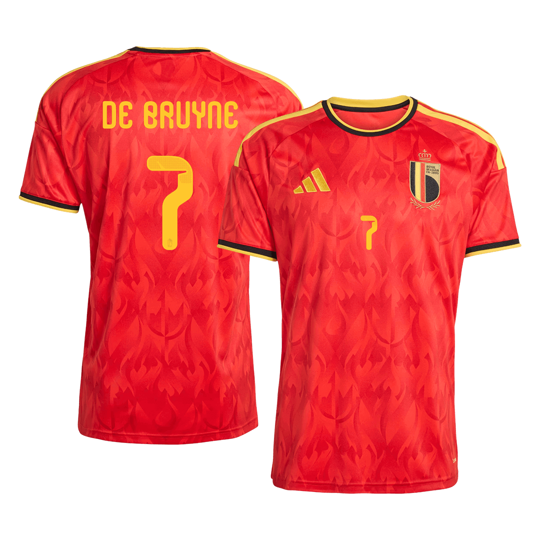 DE BRUYNE #7 België Thuisshirt - WK 2026 Rood