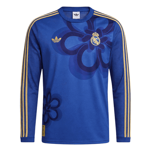 Real Madrid Thuisshirt Lange Mouwen 2025/26 Blauw