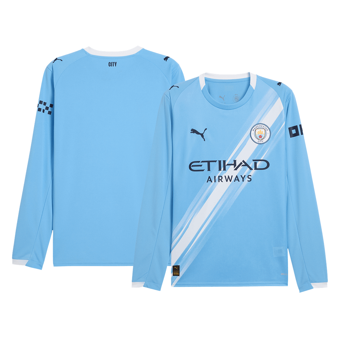 Manchester City Thuisshirt Lange Mouwen 2025/26