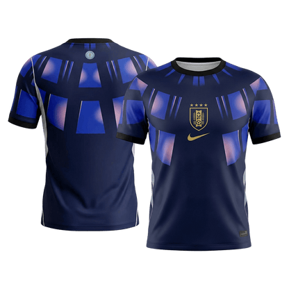 Uruguay Uitshirt - Wereldkampioenschap 2026 Marineblauw