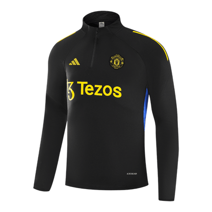 Manchester United Sweatshirt Tenue 2025/26 Kind Zwart