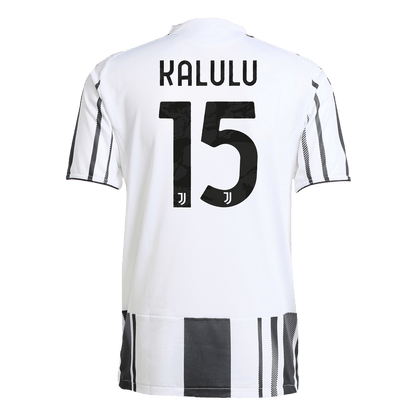 KALULU #15 Juventus Thuisshirt 2025/26 Zwart&Wit Authentiek