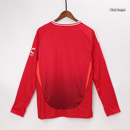 Manchester United Domicile Maillot Manches Longues 2024/25