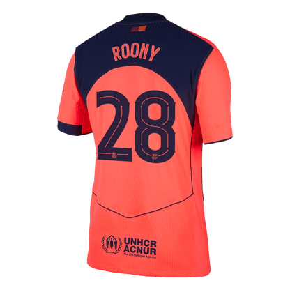 ROONY #28 Barcelona Derde Shirt 2025/26 Oranje Speler