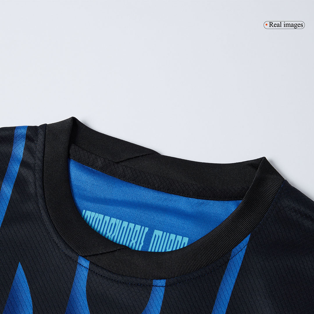 Inter Milan Thuisshirt Kit 2025/26 Junior Blauw&Zwart