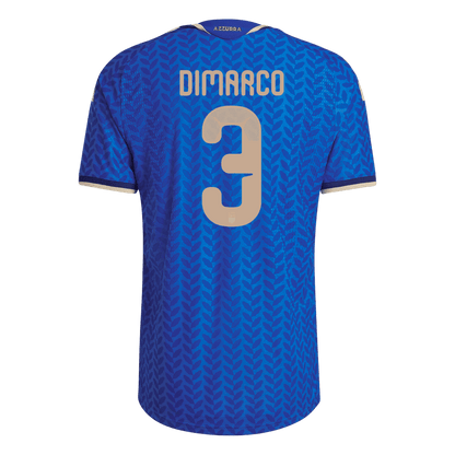 DIMARCO #3 Italië Thuistenue WK 2026 Blauw Speler