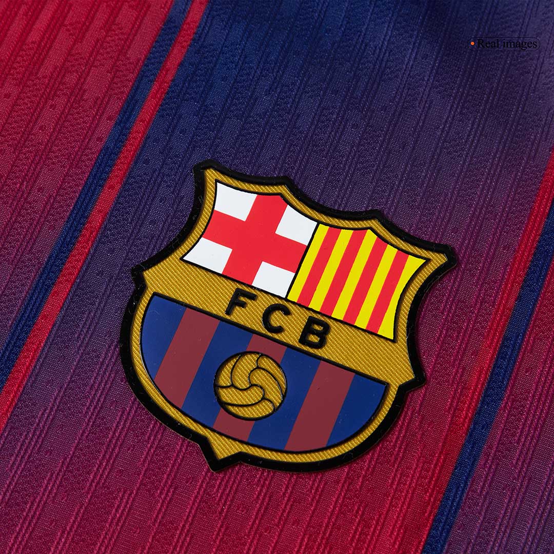 ROONY #28 Barcelona Thuisshirt 2025/26 Rood en Blauw Speler
