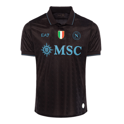 Napels Derde Thuisshirt 2025/26 Zwart Authentiek