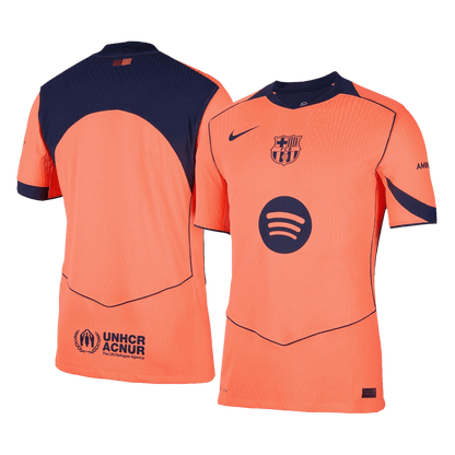 Barcelona Derde Thuisshirt 2025/26 Oranje Authentiek