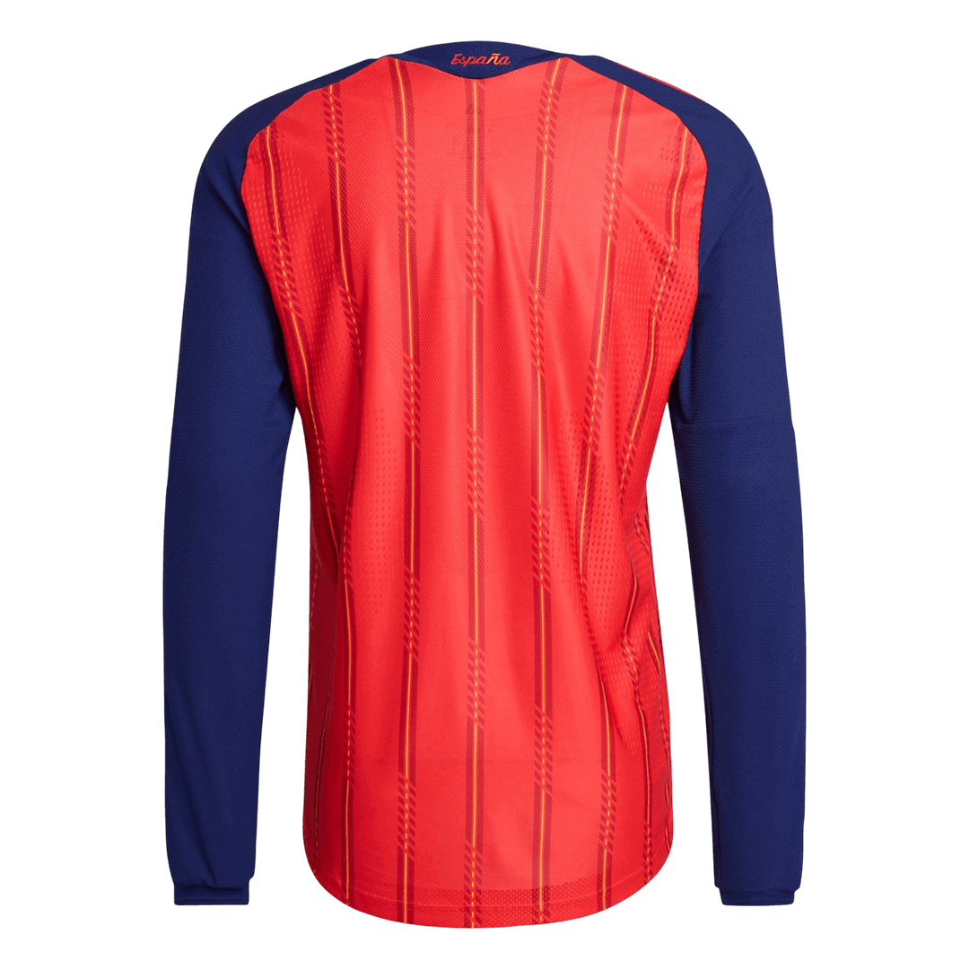 Spanje Thuisshirt Lange Mouwen - Wereldbeker 2026 Rood