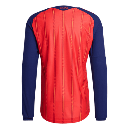 Spanje Thuisshirt Lange Mouwen - Wereldbeker 2026 Rood