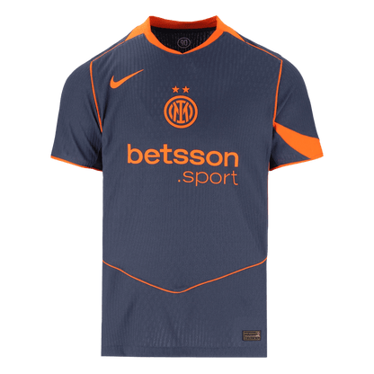 Inter Milan Derde Thuisshirt 2025/26 Marineblauw Authentiek