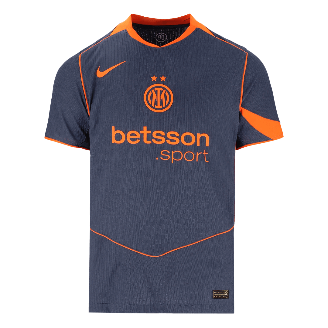 Inter Milan Derde Thuisshirt 2025/26 Marineblauw Authentic Grote Maat