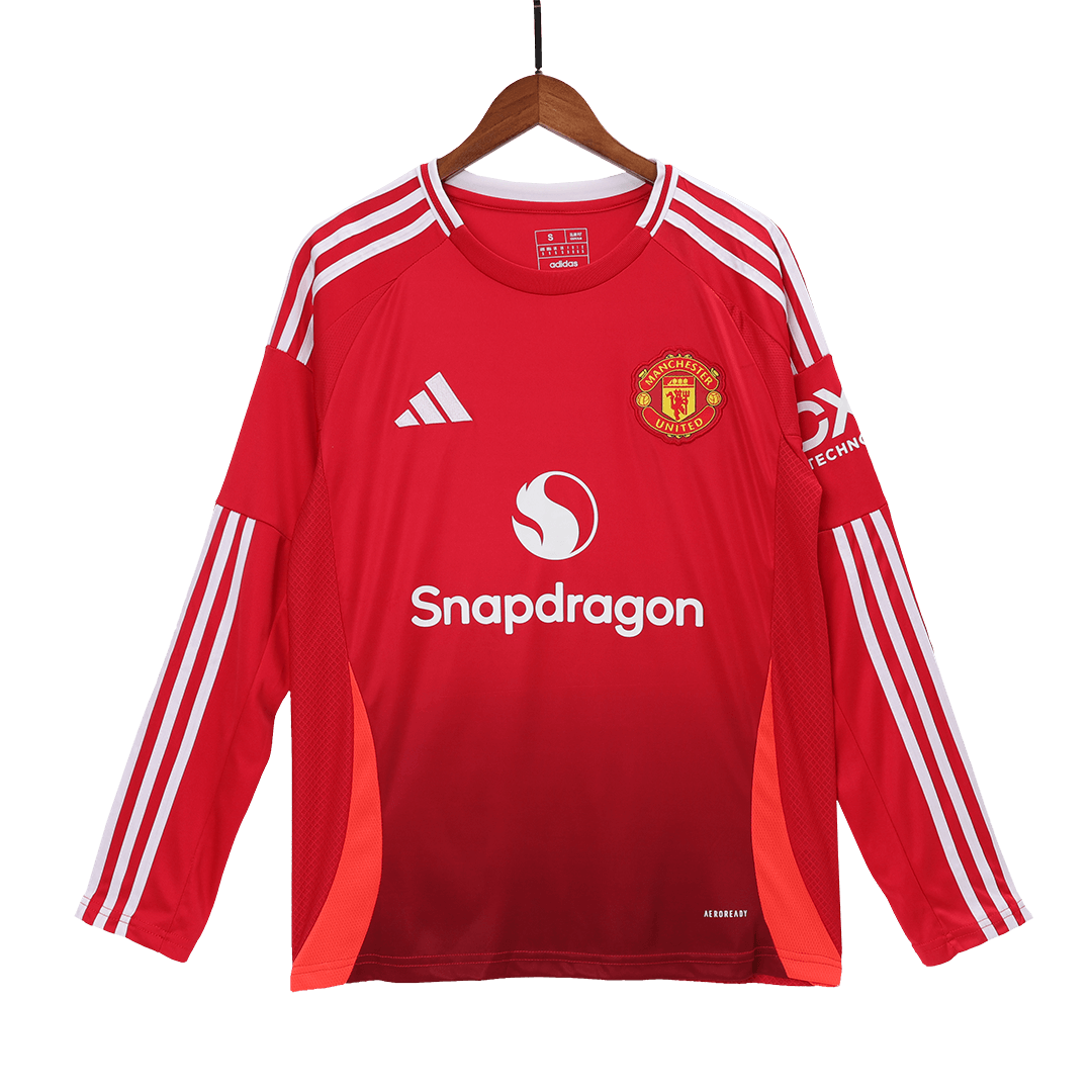 Manchester United Domicile Maillot Manches Longues 2024/25