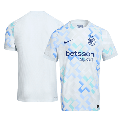 Inter Milaan Uitshirt 2025/26 Blauw Authentiek