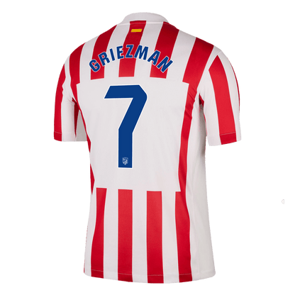 GRIEZMANN #7 Atlético Thuisshirt 2025/26 Rood-Wit