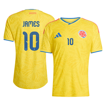 JAMES #10 Colombia Thuis tenue WK 2026 Geel Speler