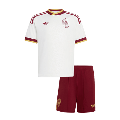 Spanje Uitshirt Tenue 2026 Kinderen Wit