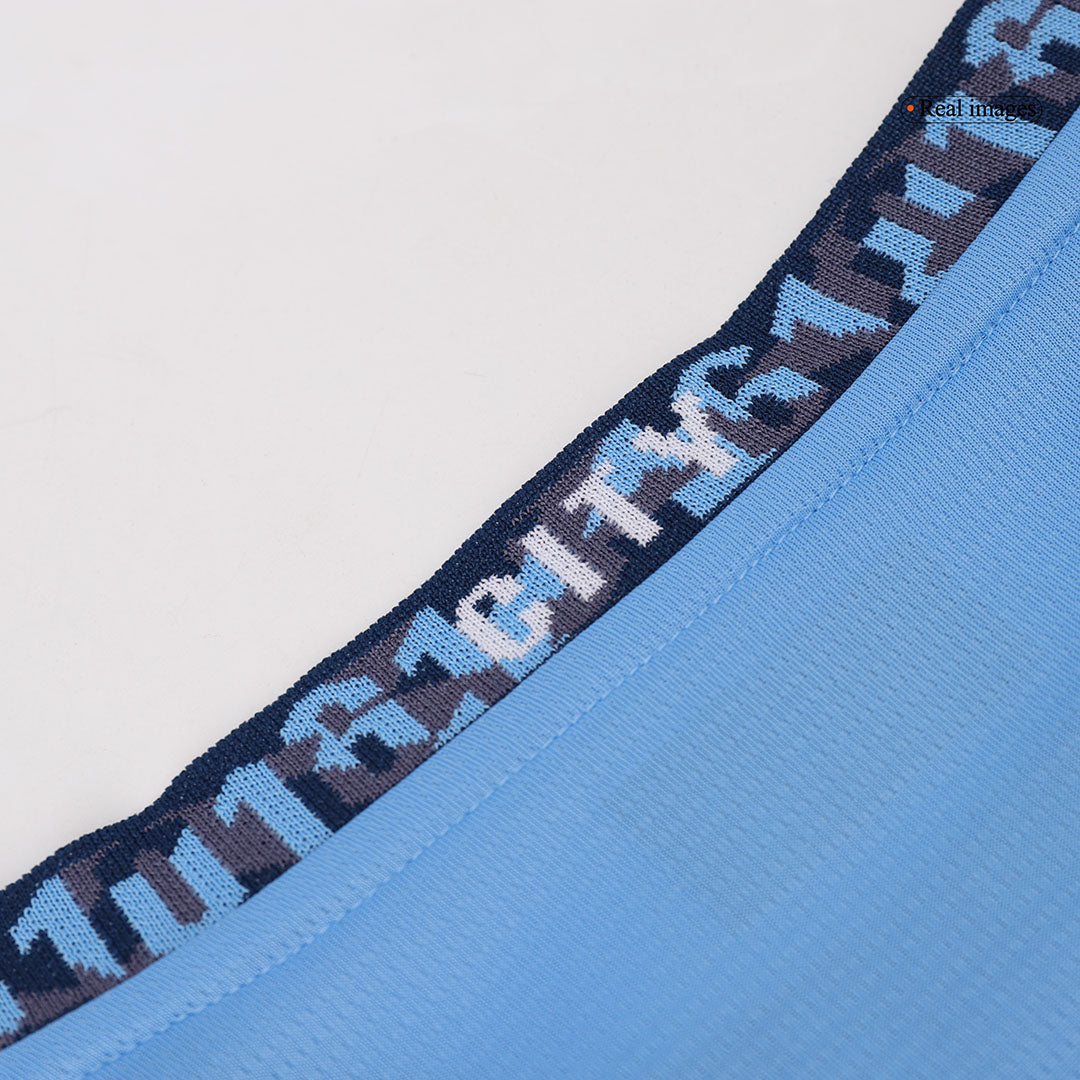Manchester City Thuisshirt Lange Mouwen 2024/25 Grote Maten