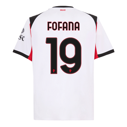 FOFANA #19 AC Milan Uit Thuisshirt 2025/26 Wit