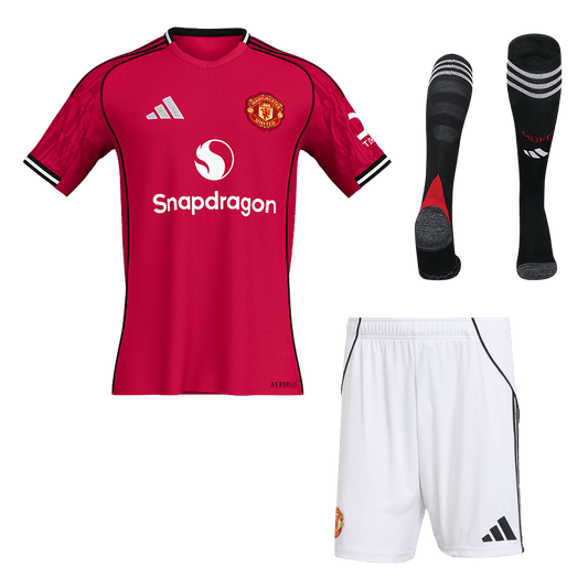 Manchester United Thuisshirt Kit 2025/26 Rood - Super