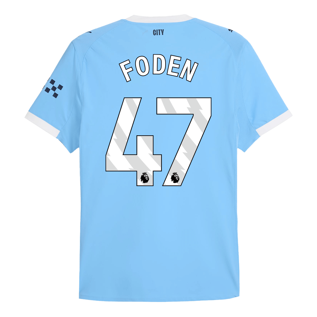 FODEN #47 Manchester City Thuis Shirt 2025/26 Authentiek