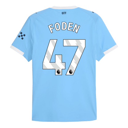 FODEN #47 Manchester City Thuis Shirt 2025/26 Authentiek