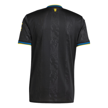 Manchester United Derde Shirt 2025/26 Zwart Grote Maat