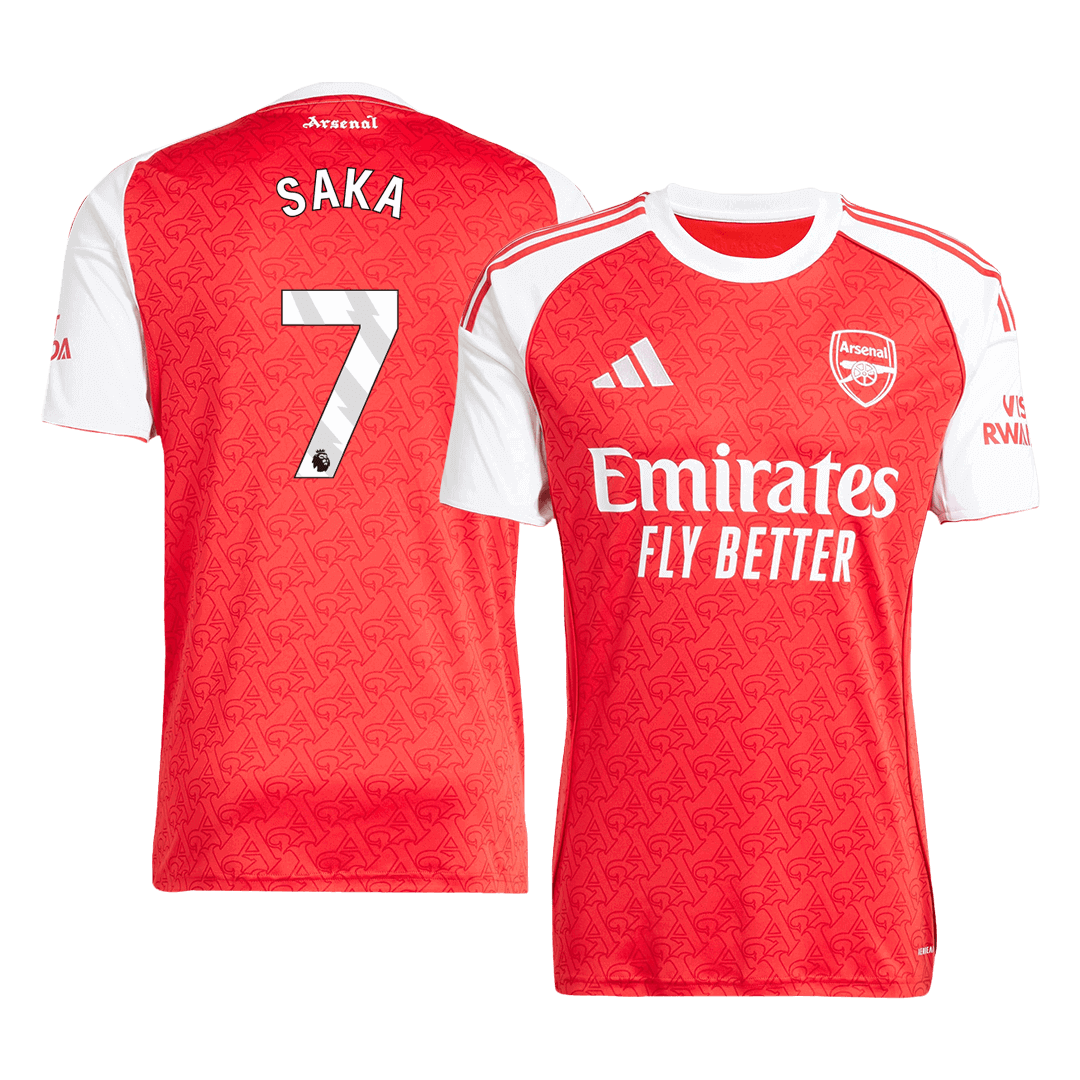 SAKA #7 Arsenal Thuisshirt 2025/26