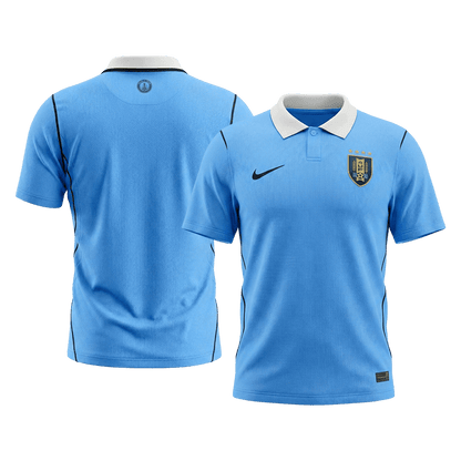 Uruguay Thuisshirt - Wereldkampioenschap 2026 Blauw