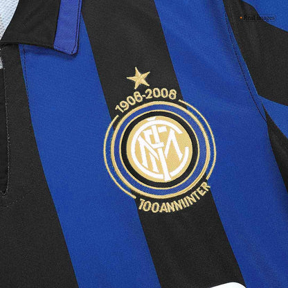 Retro Inter Milan Thuisshirt 2007/08 - 100-jarig jubileum