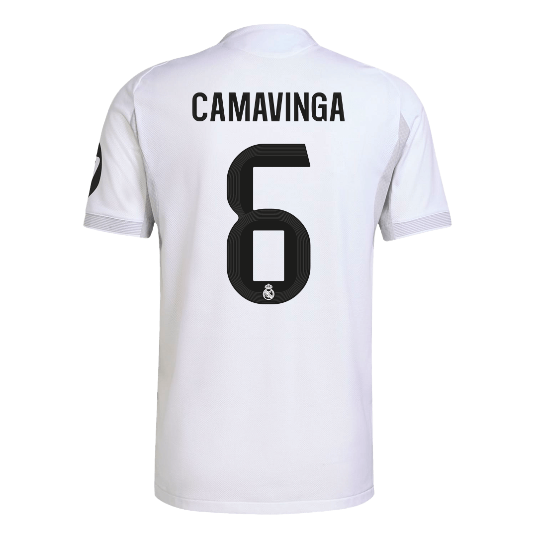 CAMAVINGA #6 Real Madrid Thuisshirt 2025/26 Wit Authentiek
