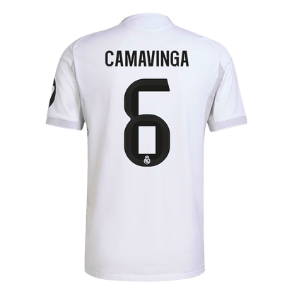 CAMAVINGA #6 Real Madrid Thuisshirt 2025/26 Wit Authentiek