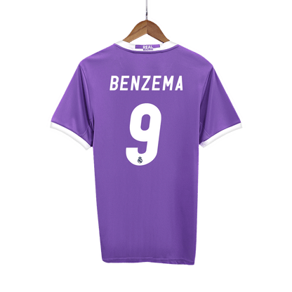 BENZEMA #9 Retro Real Madrid Uit Thuisshirt 2016/17