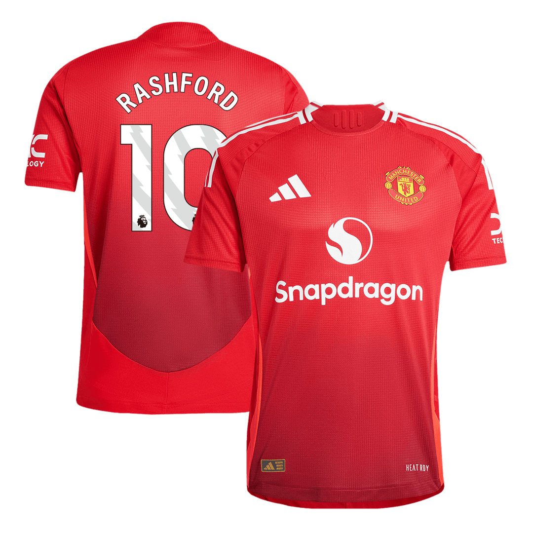 RASHFORD #10 Manchester United Thuisshirt 2024/25 Authentiek