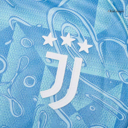 KALULU #15 Juventus Uitshirt 2025/26 Blauw Authentiek