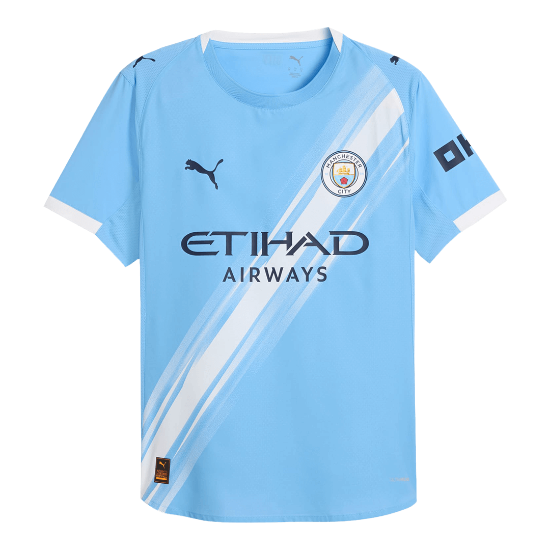 DE BRUYNE #17 Manchester City Thuis Shirt 2025/26 Authentiek