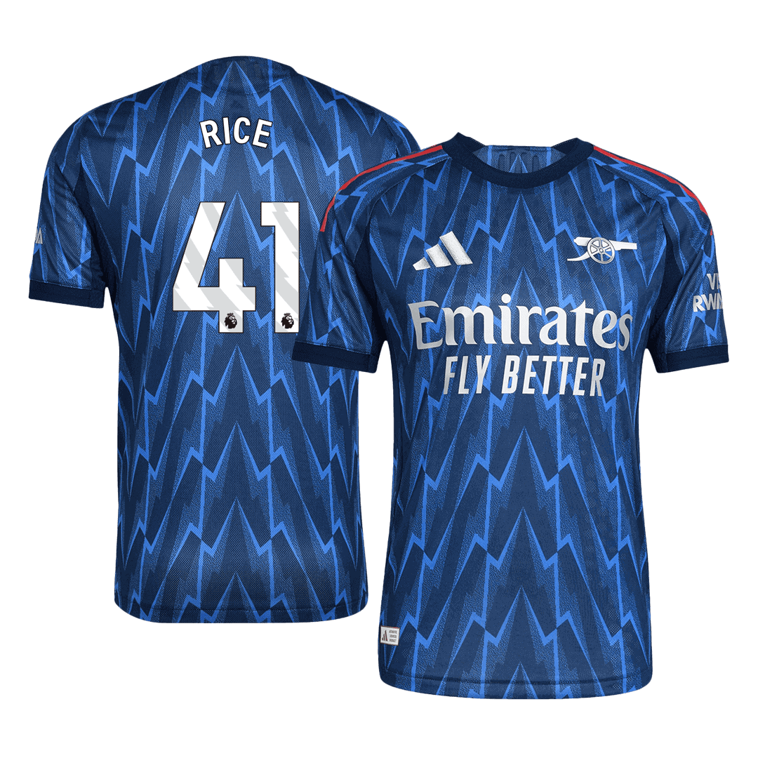 RIJST #41 Inter Miami CF Uitshirt 2025/26 Blauw Authentiek