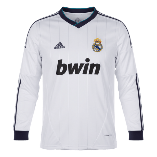 Retro Real Madrid Thuisshirt Lange Mouwen 2012/13 Wit