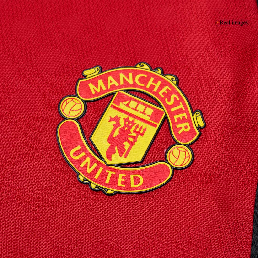 B.FERNANDES #8 Manchester United Thuisshirt 2025/26 Authentiek