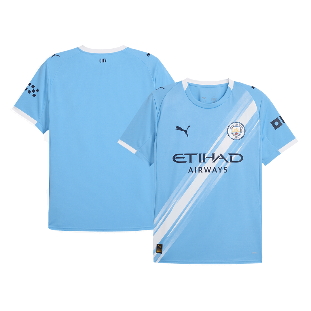 Manchester City Thuis Thuisshirt 2025/26 Grote Maten