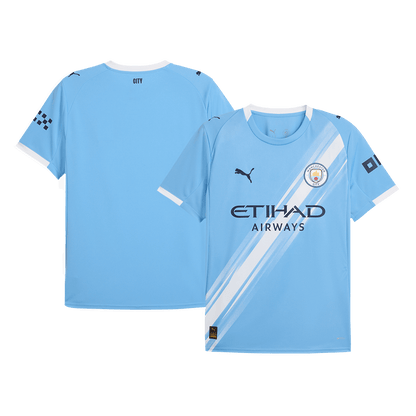 Manchester City Thuis Thuisshirt 2025/26 Grote Maten