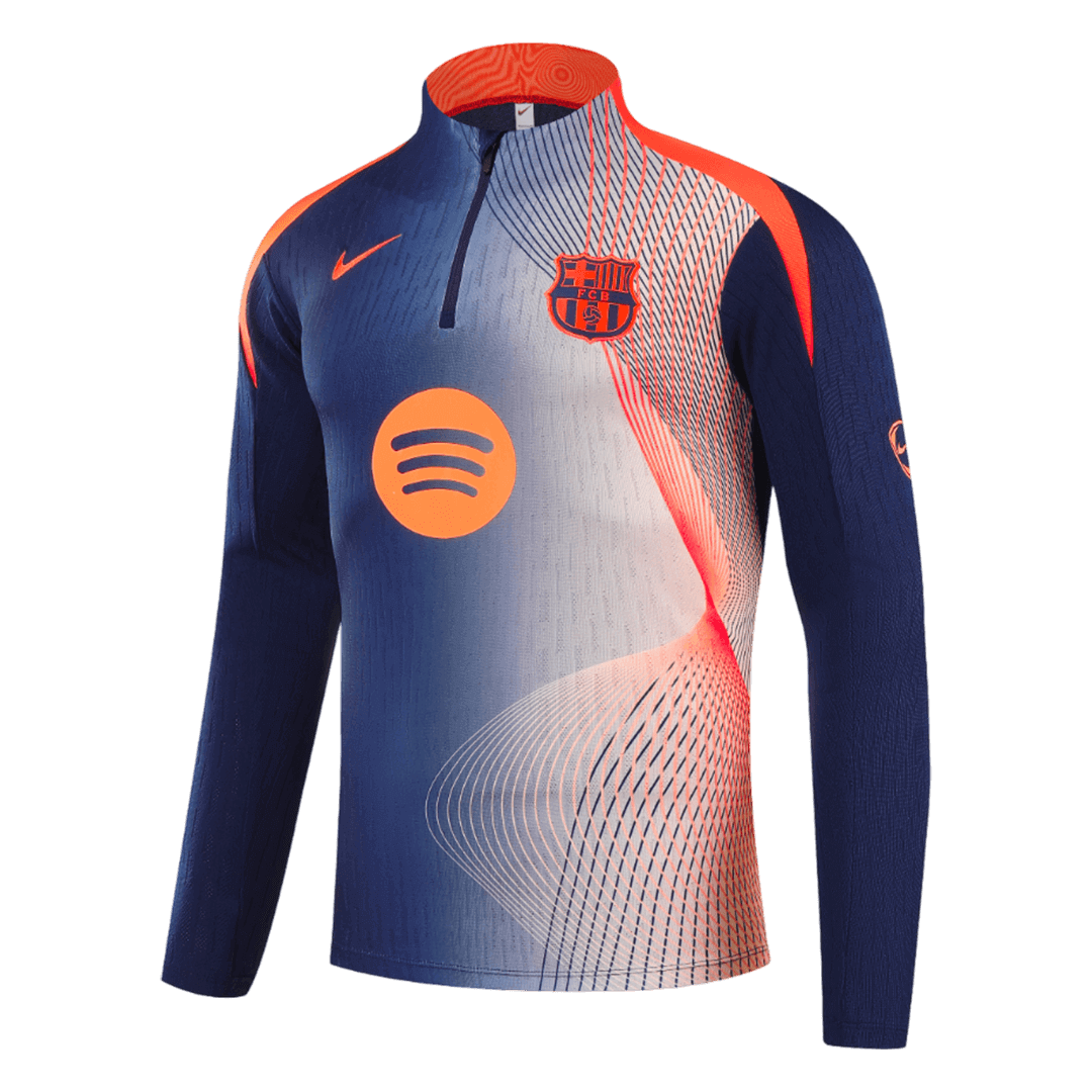 Barcelona Sweatshirt Kit 2025/26 Kinderen Zwart&Oranje