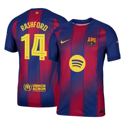 RASHFORD #14 Barcelona Thuisshirt 2025/26 Authentiek - UCL