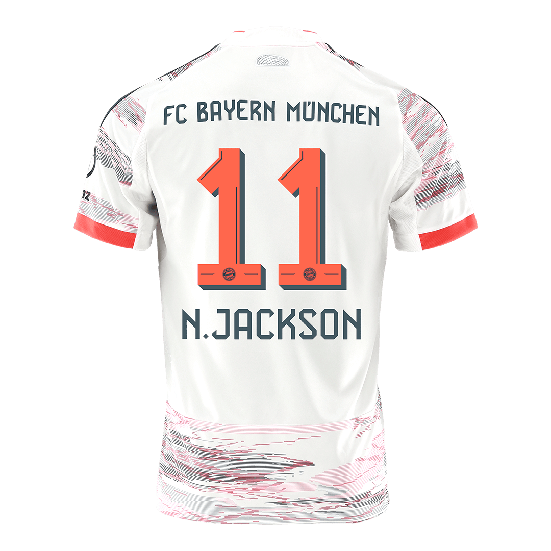 N.JACKSON #11 München Uitshirt 2025/26 Wit