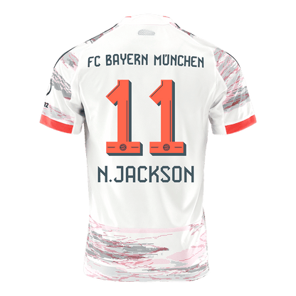 N.JACKSON #11 München Uitshirt 2025/26 Wit