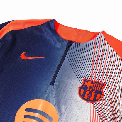 Barcelona Sweatshirt Kit 2025/26 Kinderen Zwart&Oranje